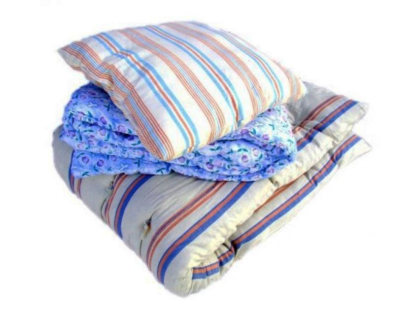 Комплект одеяло подушка матрас Эконом-1