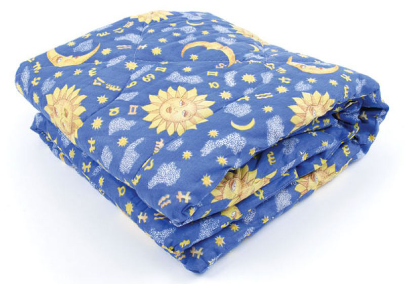 Одеяло для рабочих  Эконом модель 0Э-0 (наполнитель: синтепон, плотность ткани: 65 г/м2   цена: 220 руб.