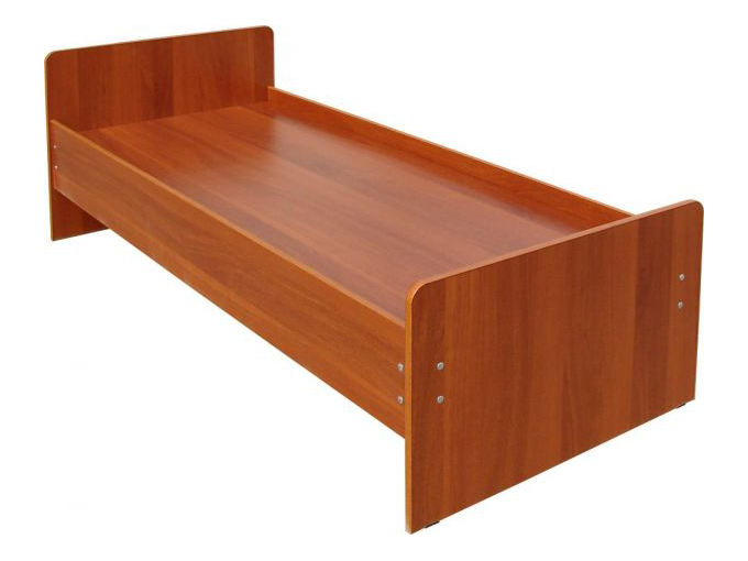 Кровать односпальная деревянная ДСП ( цвет венге, дуб молочный, остальные под заказ) 
модель 1ДСПД-3